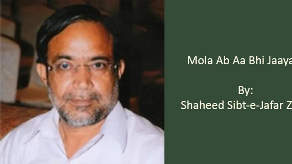 Mola Ab Aa Bhi Jaayain – Sibt-e-Jafar
